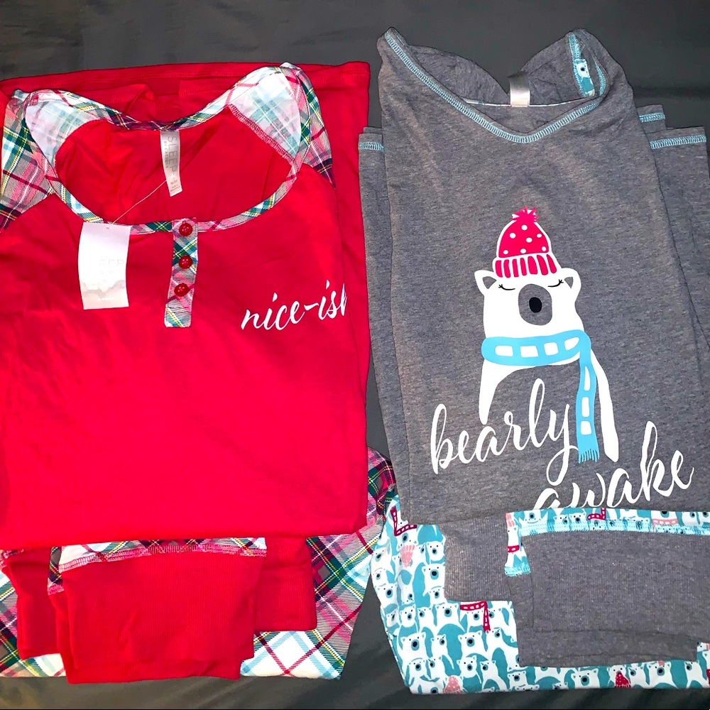 2 sets of pj’s from Sleep by Cacique Lane Bryant